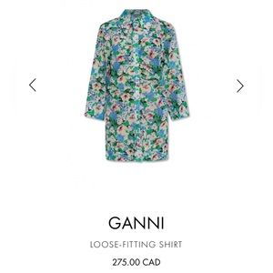 Ganni Floral Shirt